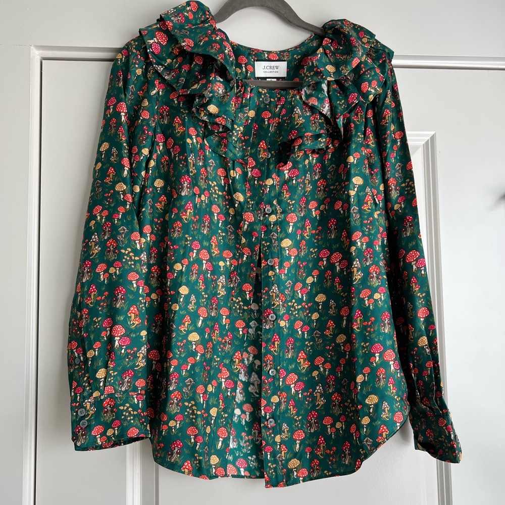 NWT JCrew Silk shirt